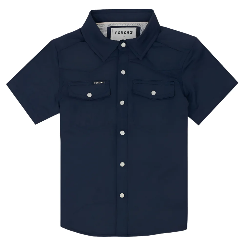 Poncho Boy's The Calf Scramble Western Shirt