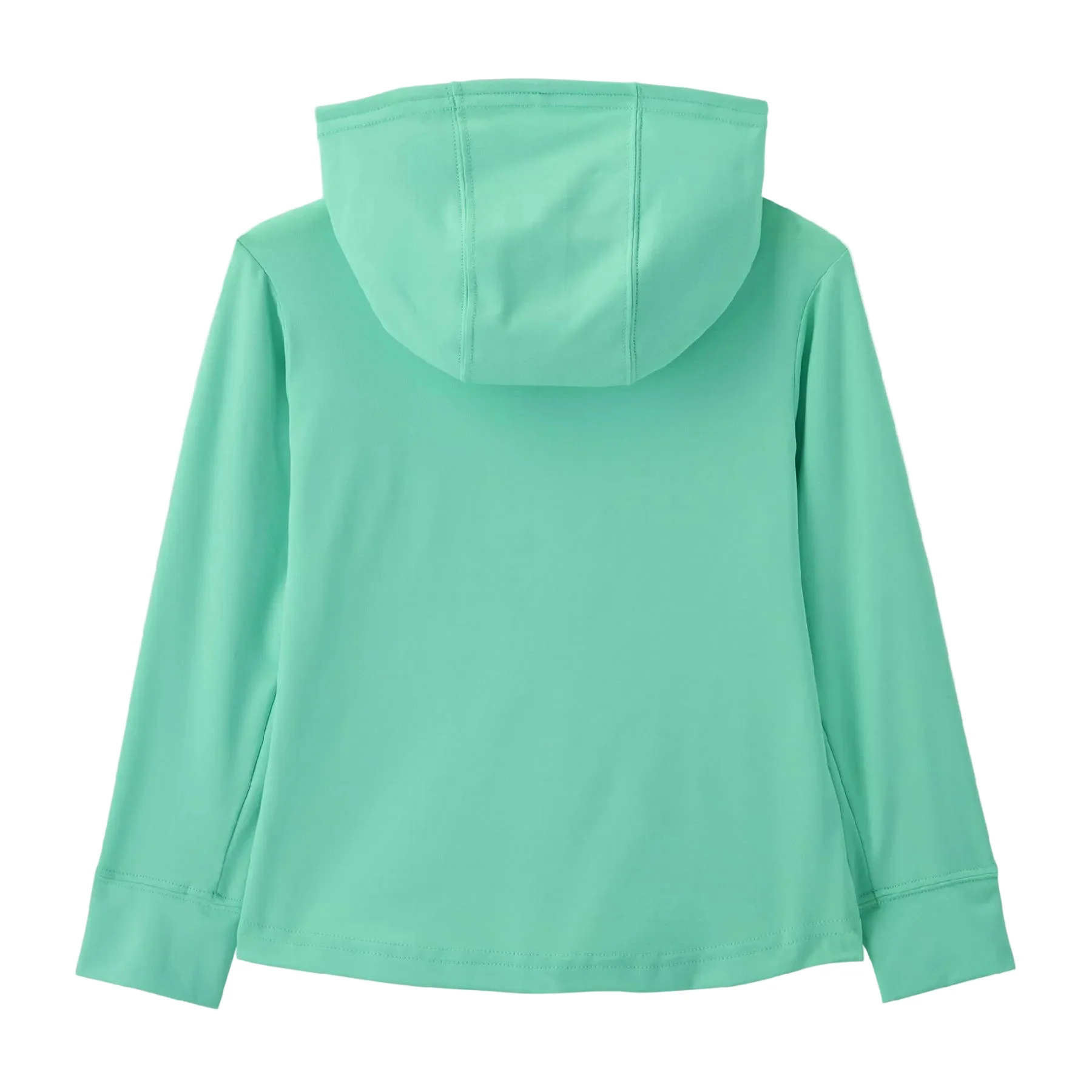 Patagonia Baby Capilene Silkweight Hoodie - Fitz Roy Superbloom: Early Teal - Image 2