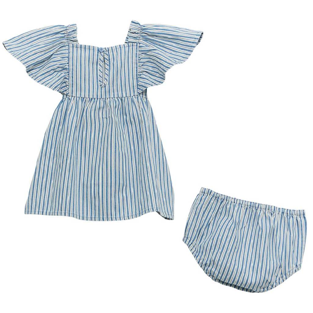 Wrangler Baby Girl's Denim Dress Set - Image 2