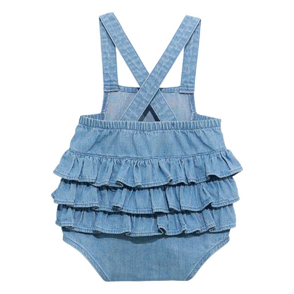 Wrangler Baby Girl's Denim Onesie - Image 2