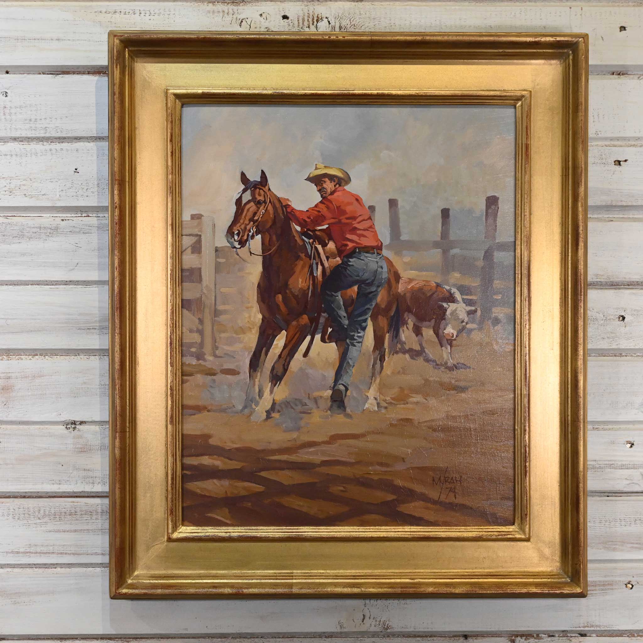 Back on the Horse by Newman Myrah (1921-2010)