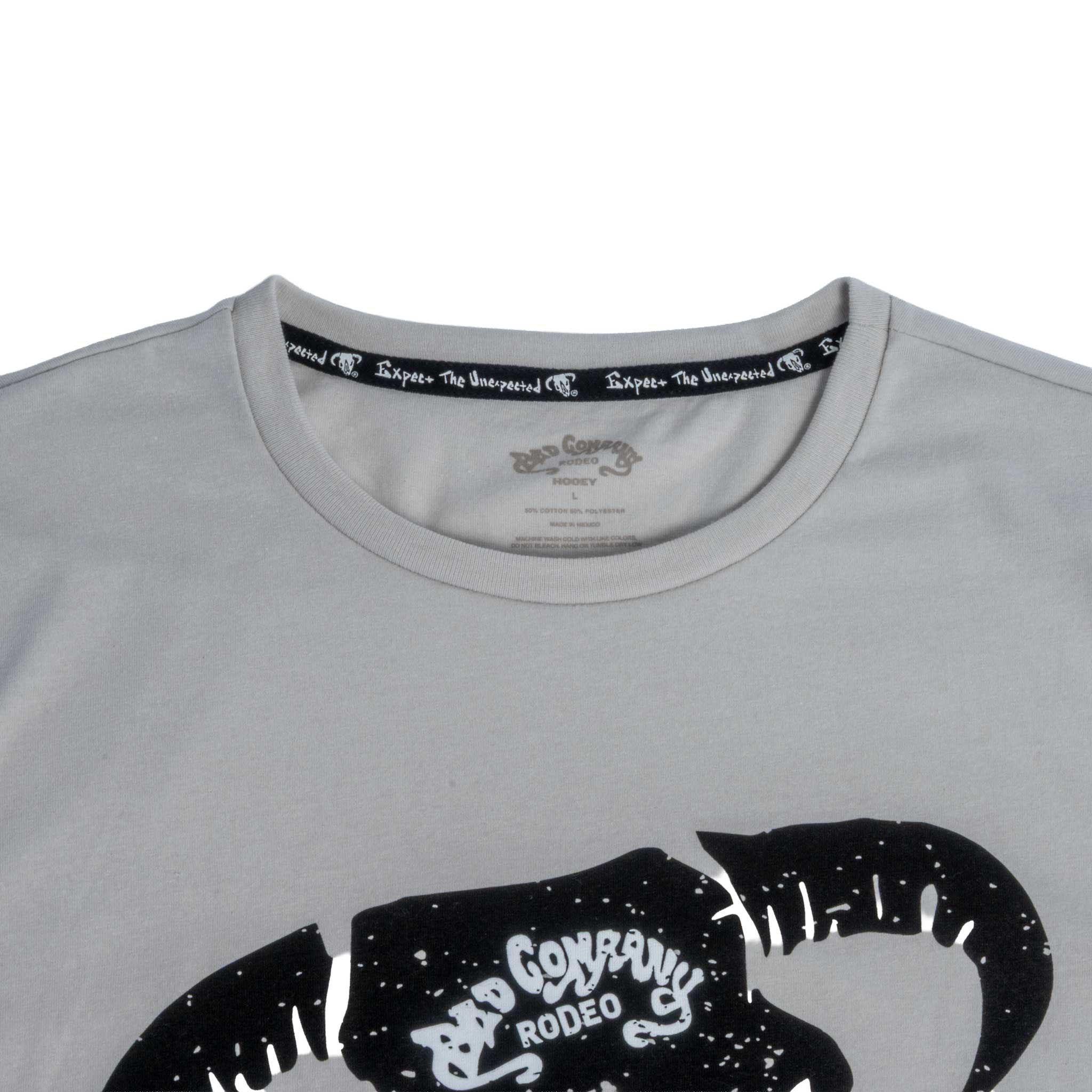 Hooey Men's Bad Company Light Grey Tee - Image 2