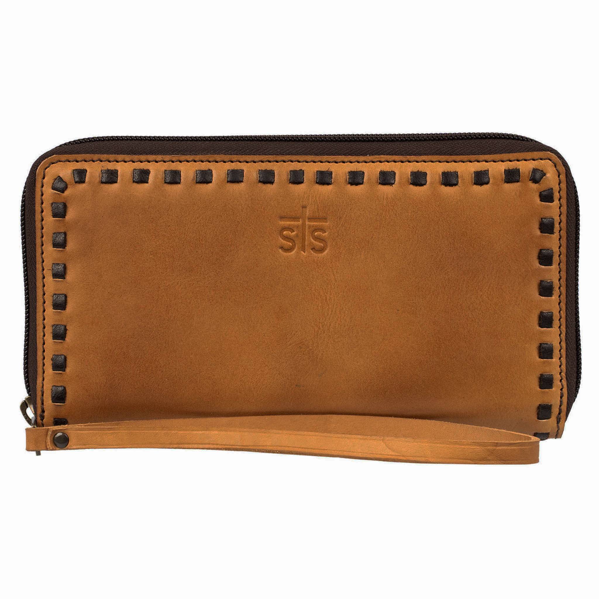 STS Ranchwear Bandera Berkley Tan Bifold Wristlet