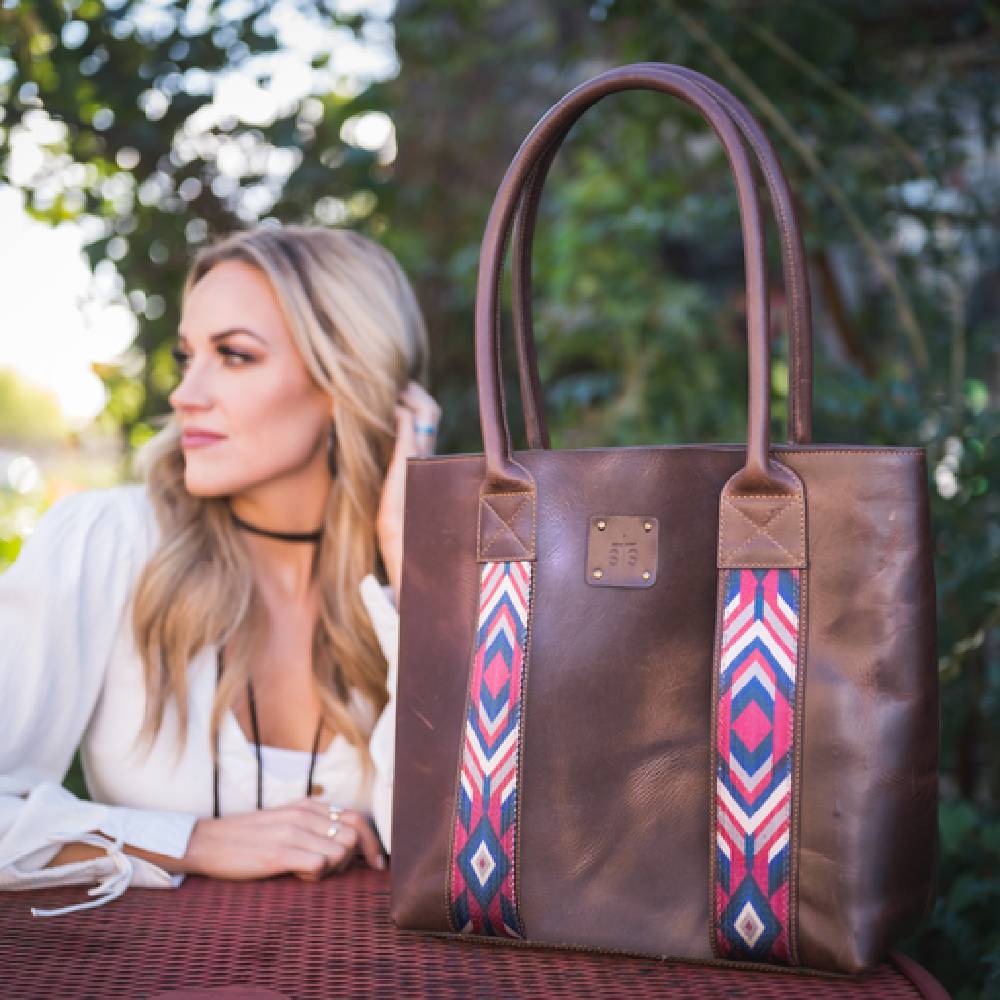 STS Ranchwear Basic Bliss Chocolate Tote - Image 4