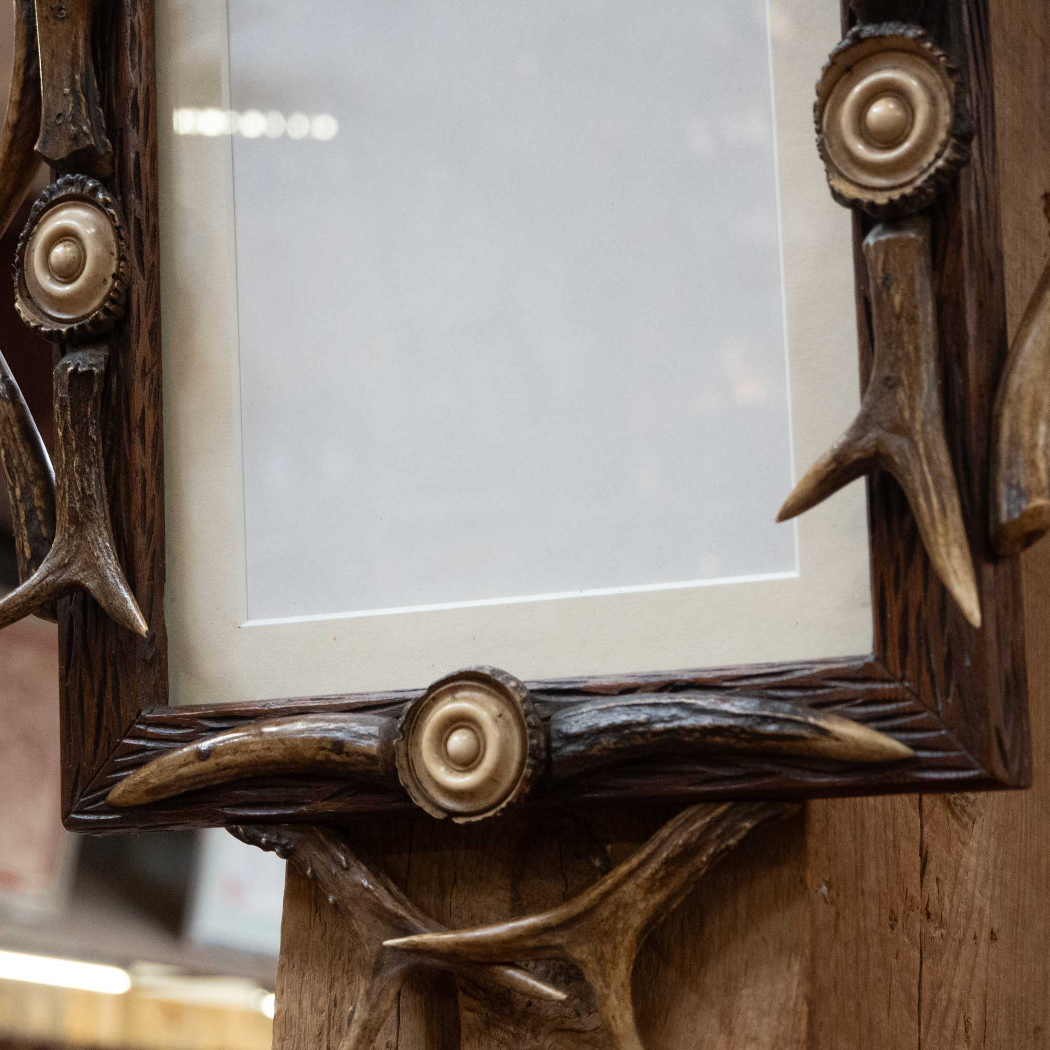 German Black Forest Antler Frame - Image 2