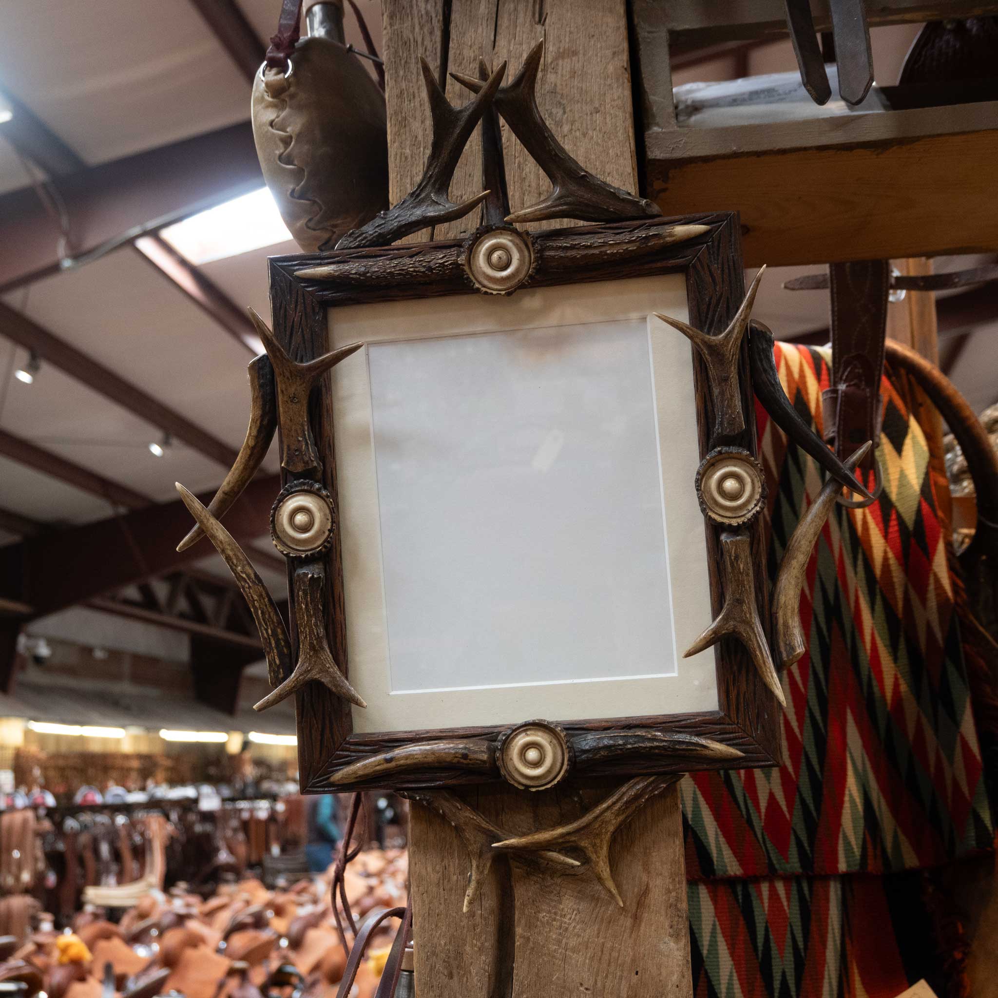 German Black Forest Antler Frame - Image 3