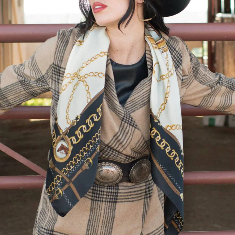Fringe Scarves "Belmont" Long Wild Rag - Image 3