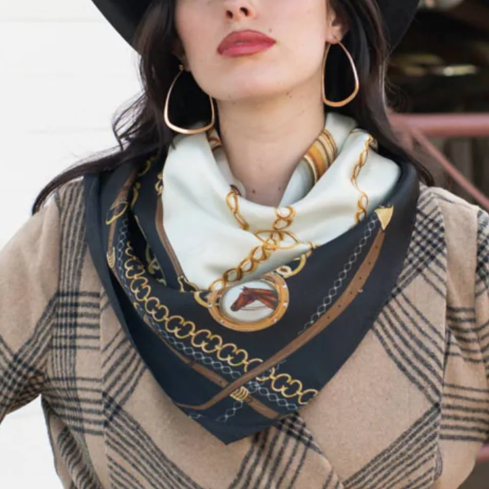 Fringe Scarves "Belmont" Long Wild Rag - Image 4