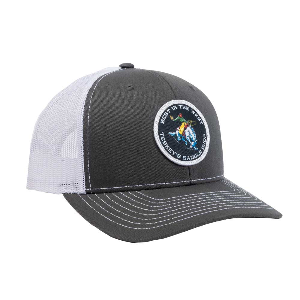 Teskey's Best In The West Trucker Cap - Charcoal - Image 2