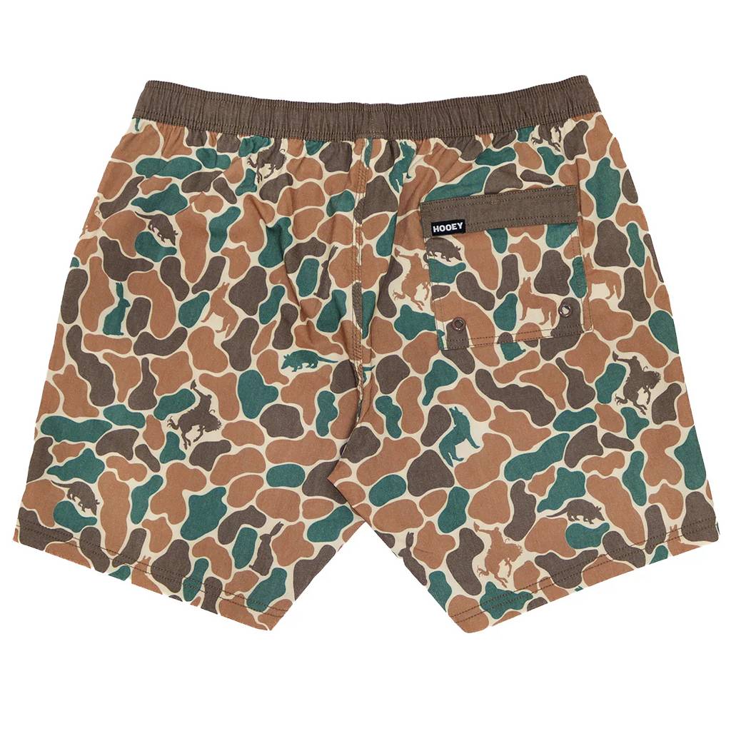 Hooey Men's Big Wake Camo Volley Boardshort - Image 2
