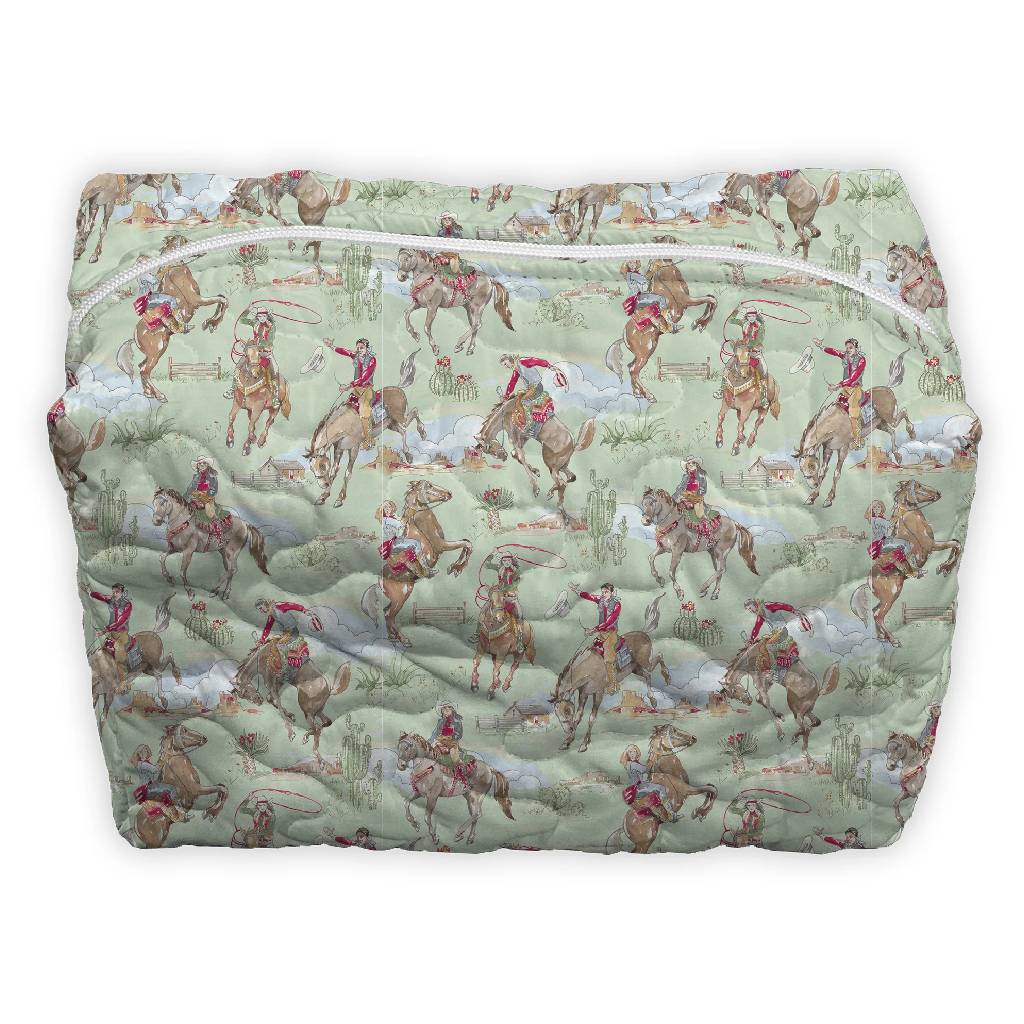 Birdie Sage Large Makeup Bag