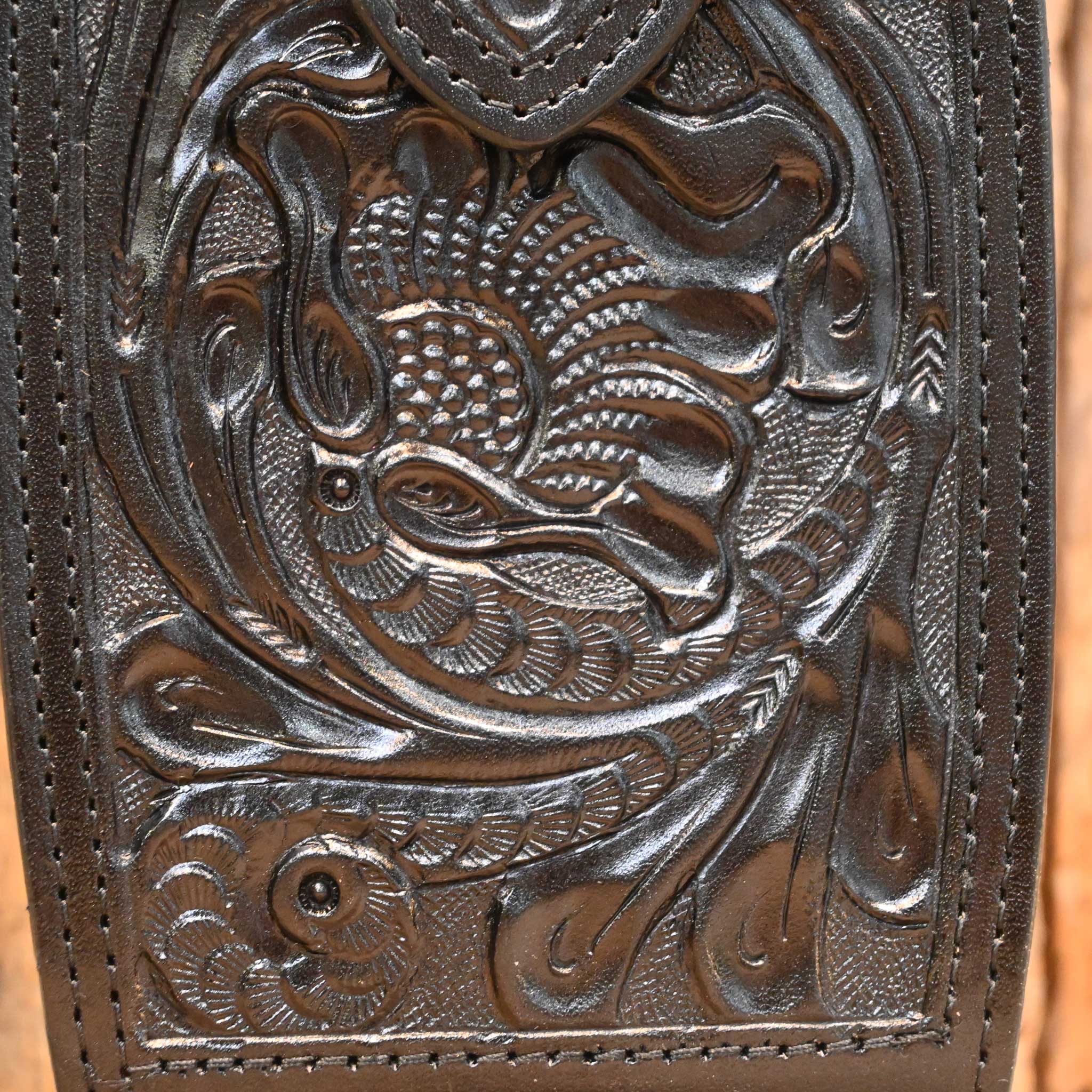 Black Leather Phone Holder - Image 2