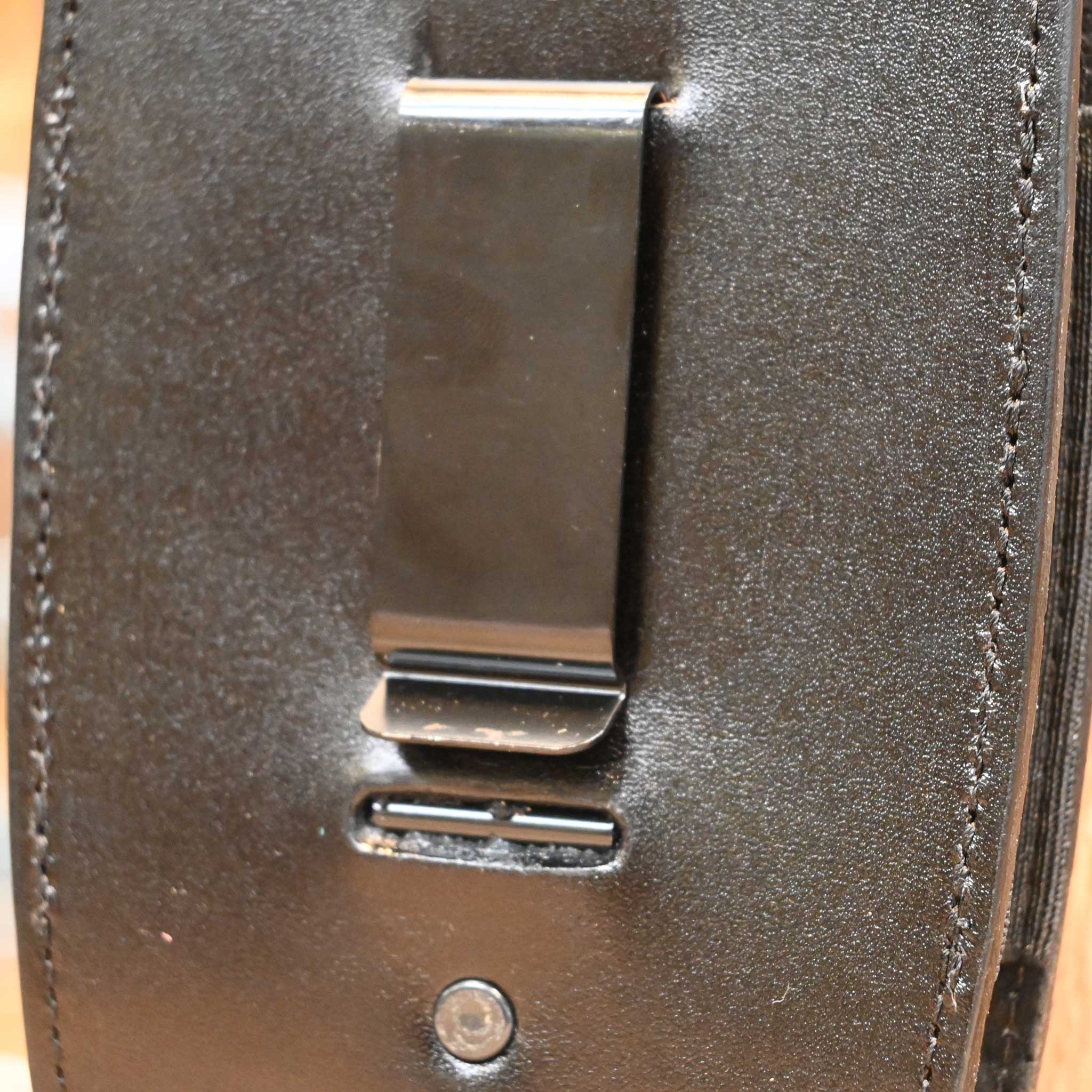 Black Leather Phone Holder - Image 3