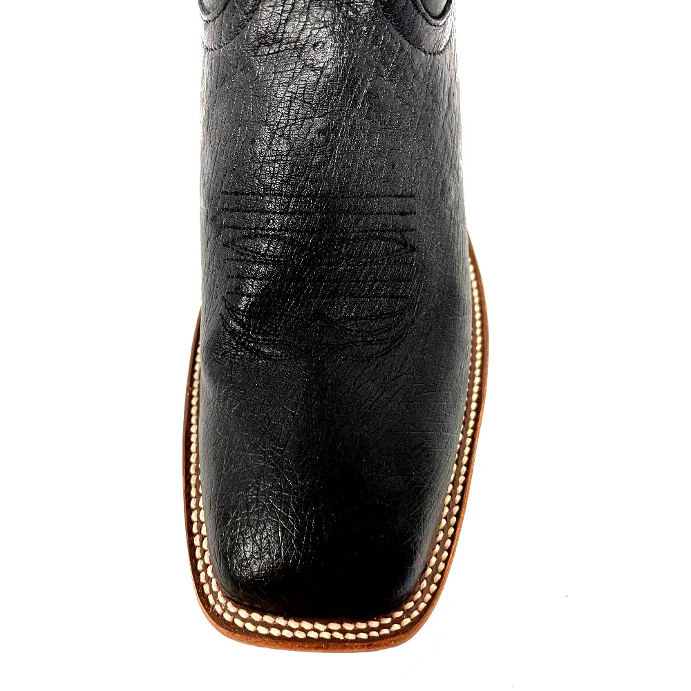 Macie Bean Black Smooth Ostrich Boot - Image 2