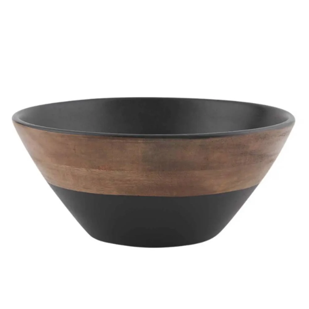 Mud Pie Black Two Tone Serving Bowl - Image 2