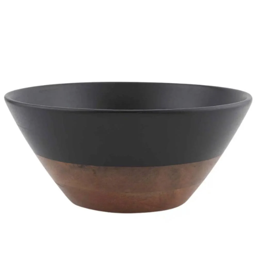 Mud Pie Black Two Tone Serving Bowl - Image 3
