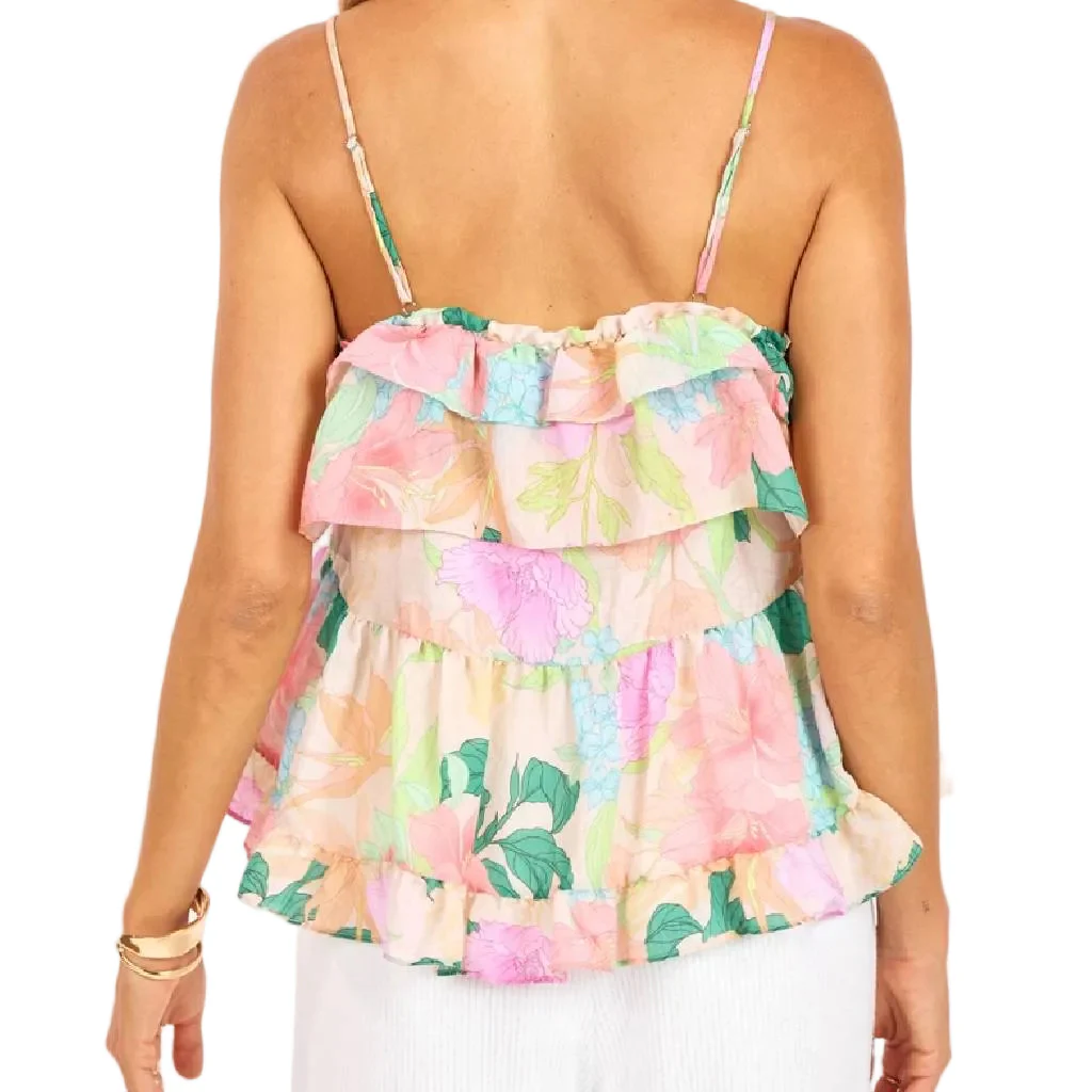 Sage the Label Bloom Revival Ruffle Cami - Image 2
