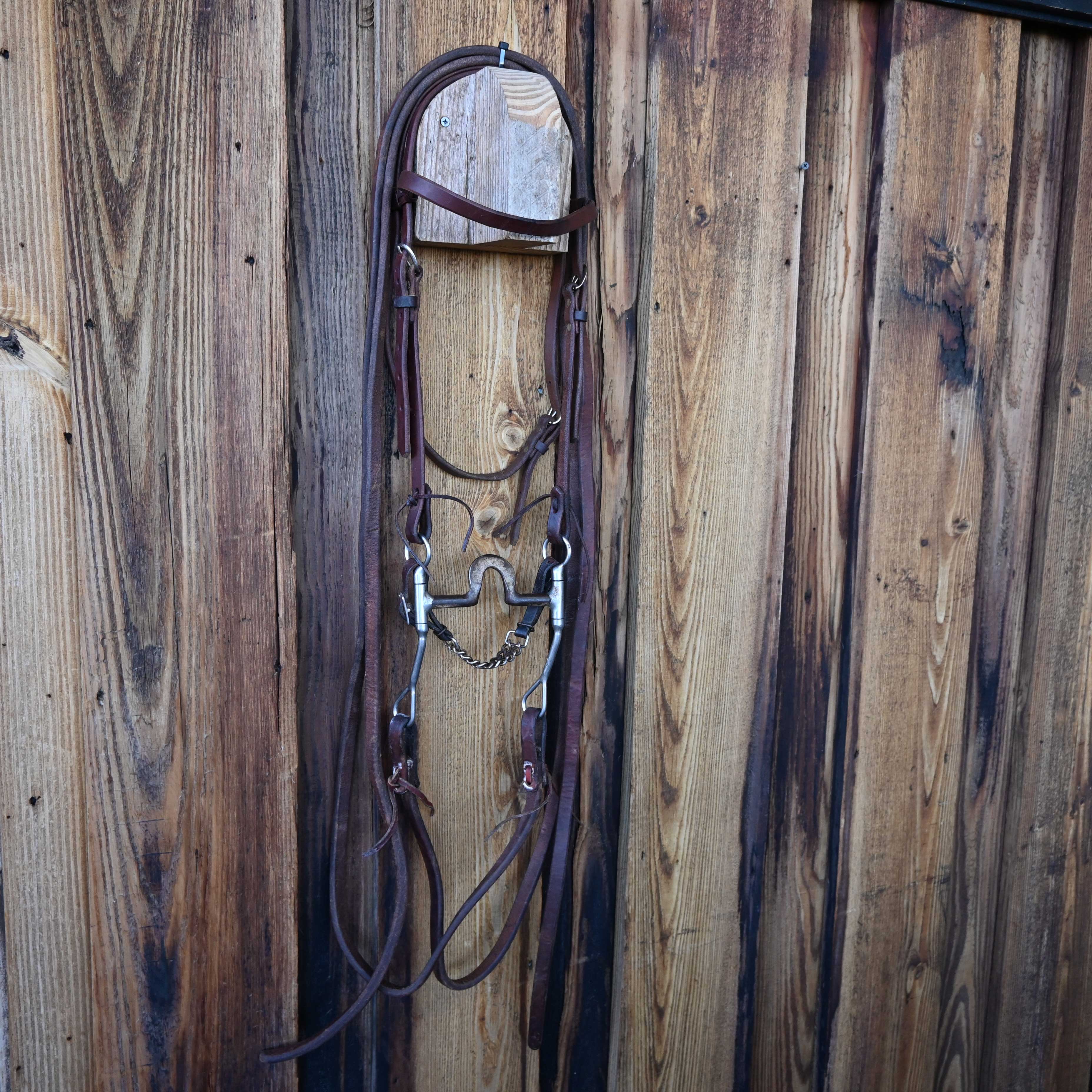 "BM" Flat Port Bridle Rig w/ Browband Headstall - Image 4