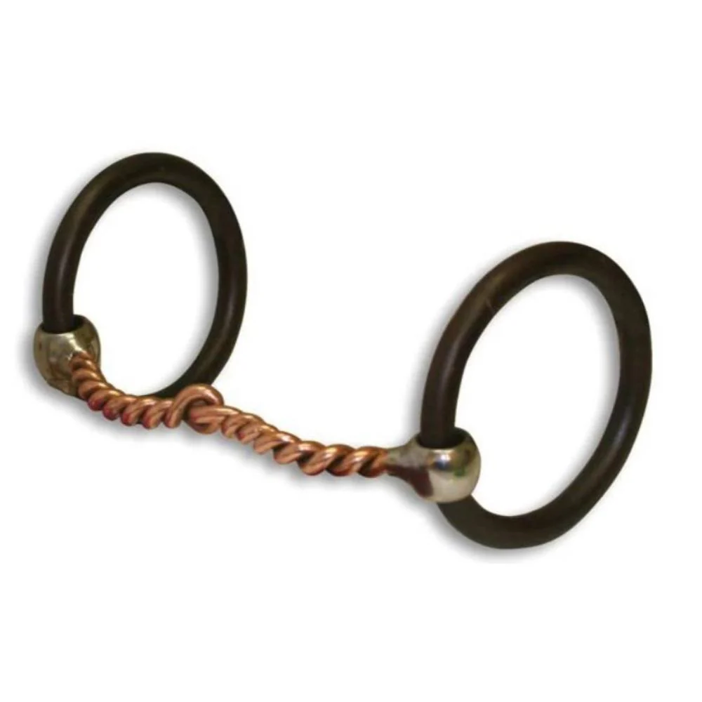 Professional's Choice Bob Avila Copper Twist Mouth Snaffle Bit