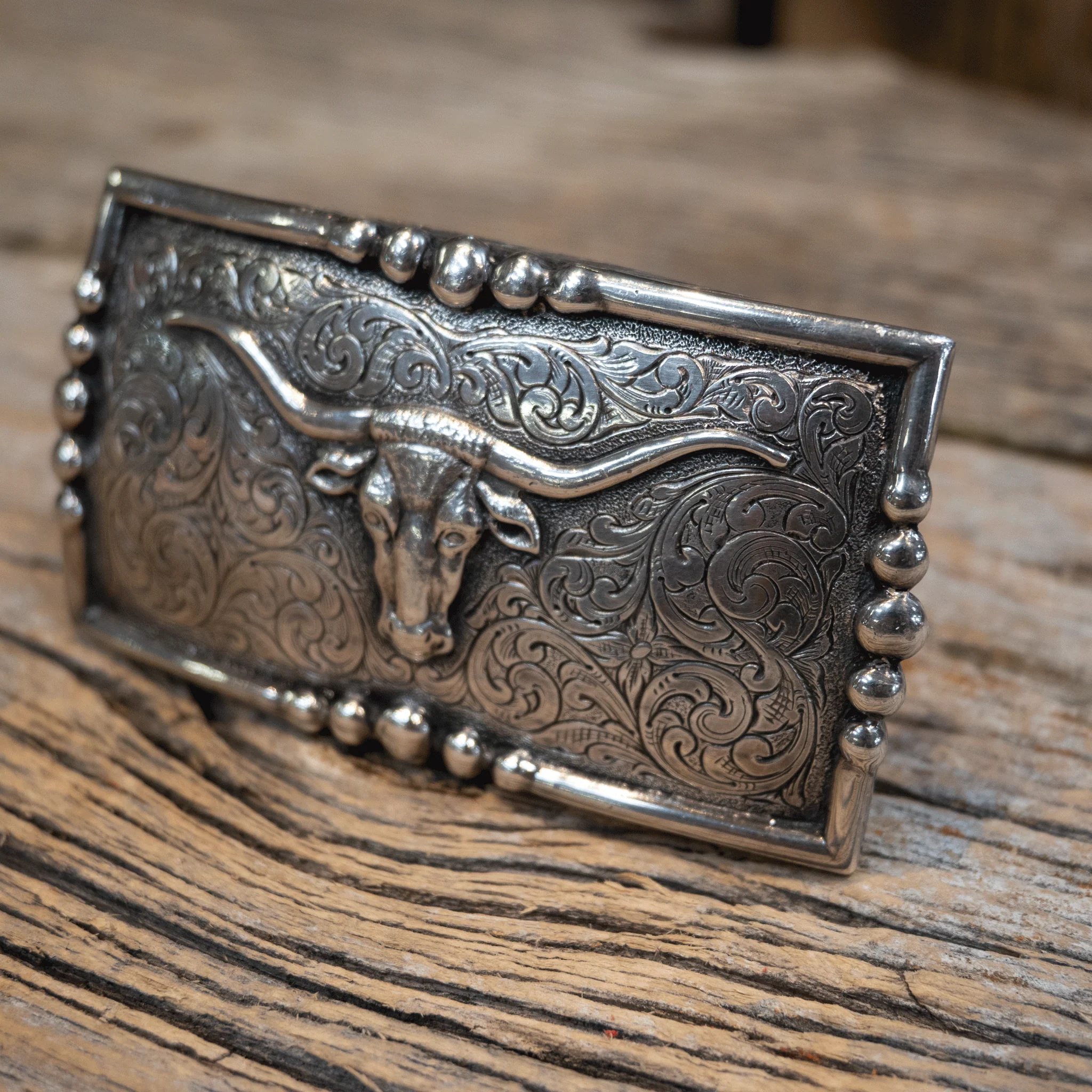 Bob Berg Sterling Silver Belt Buckle - Image 2