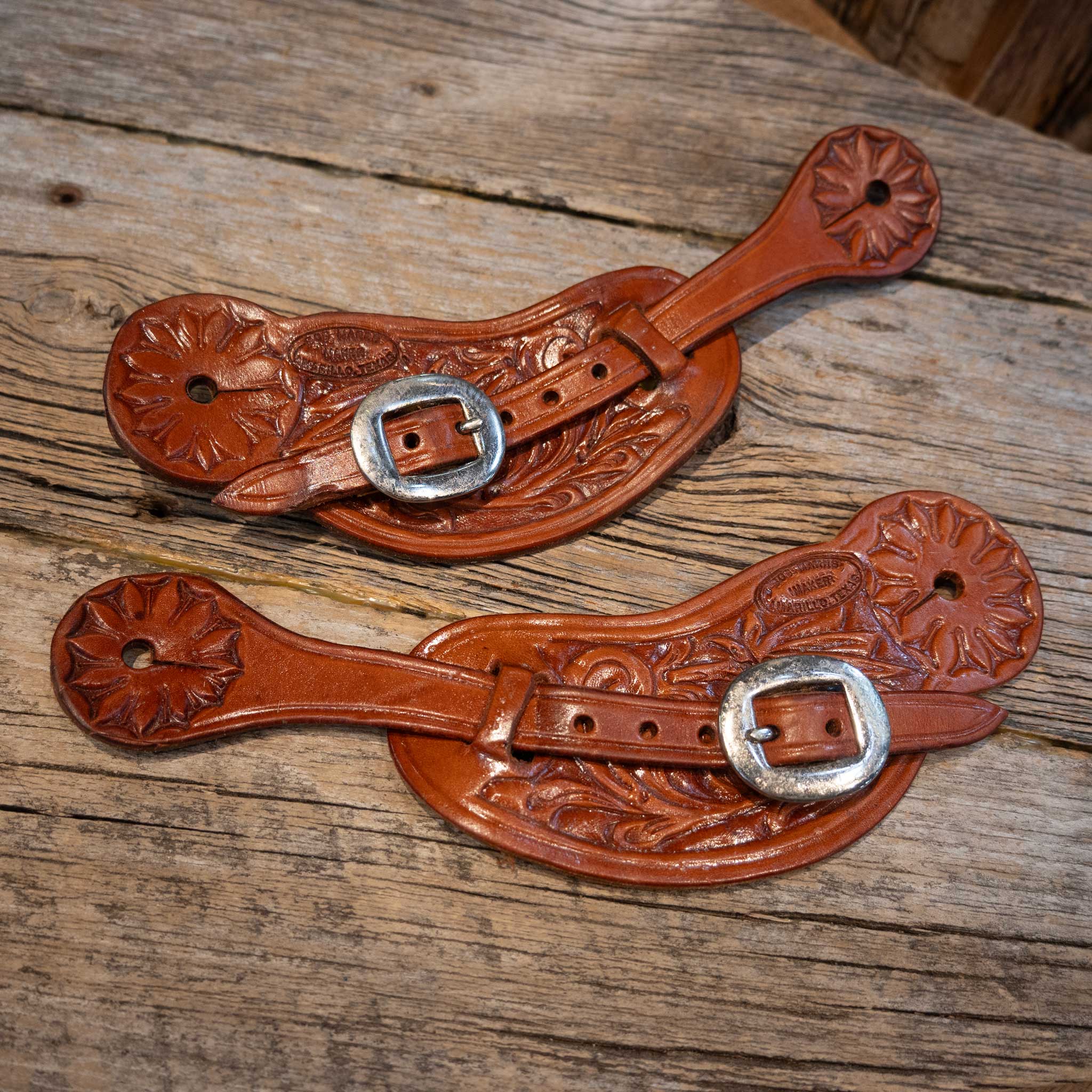 Bob Marrs Floral Spur Straps - Select Pattern 16-21 - Image 2