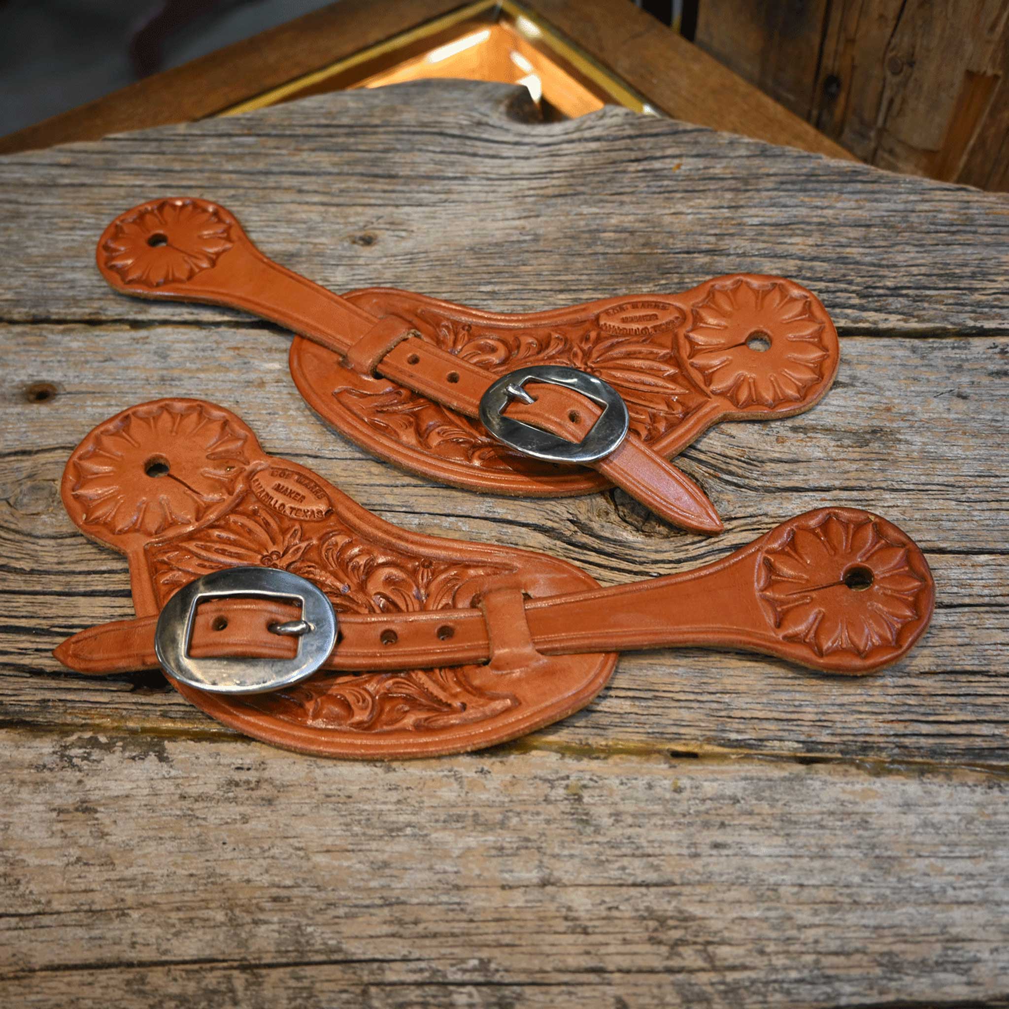 Bob Marrs Floral Spur Straps - Select Pattern 16-21 - Image 3