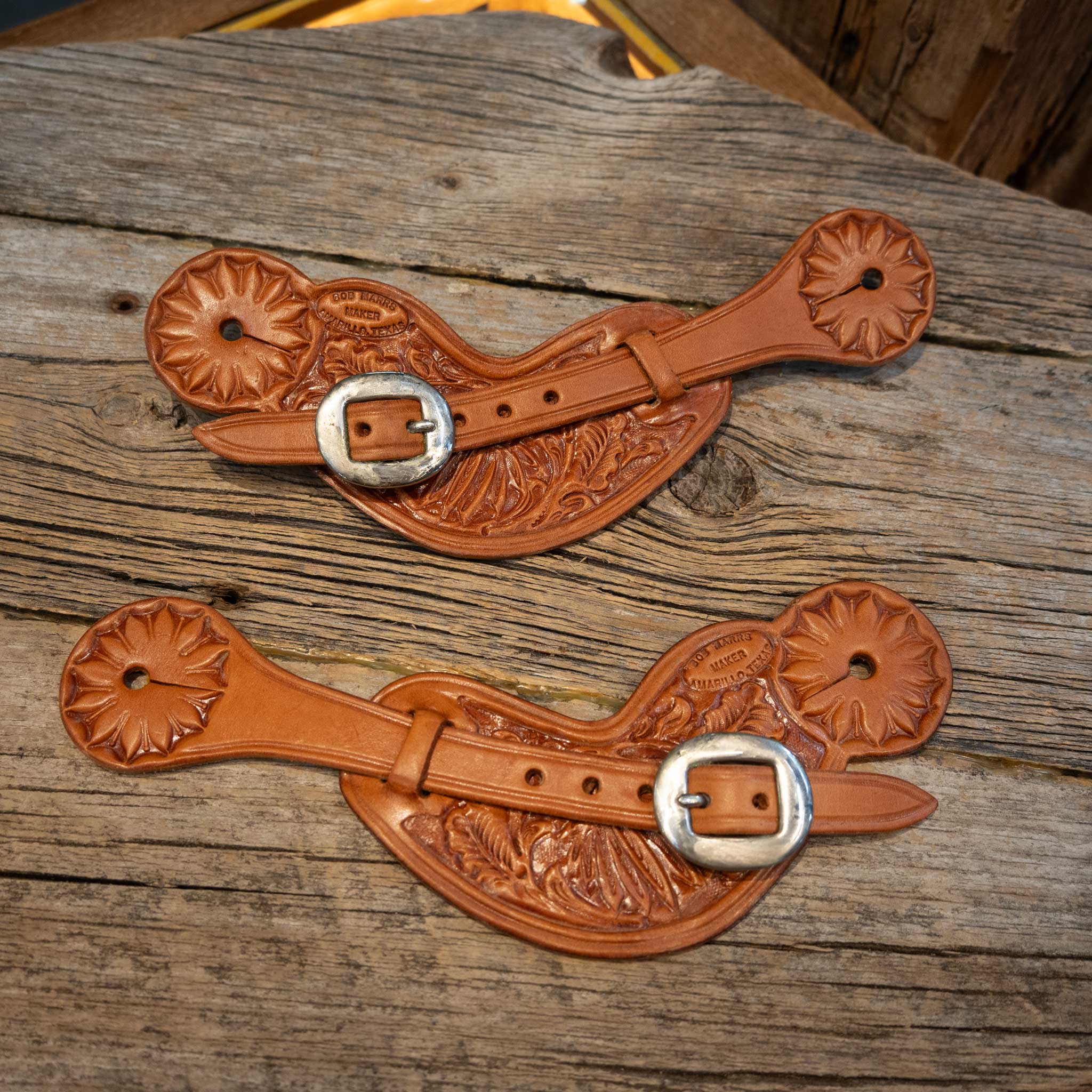 Bob Marrs Floral Spur Straps - Select Pattern 16-21 - Image 4