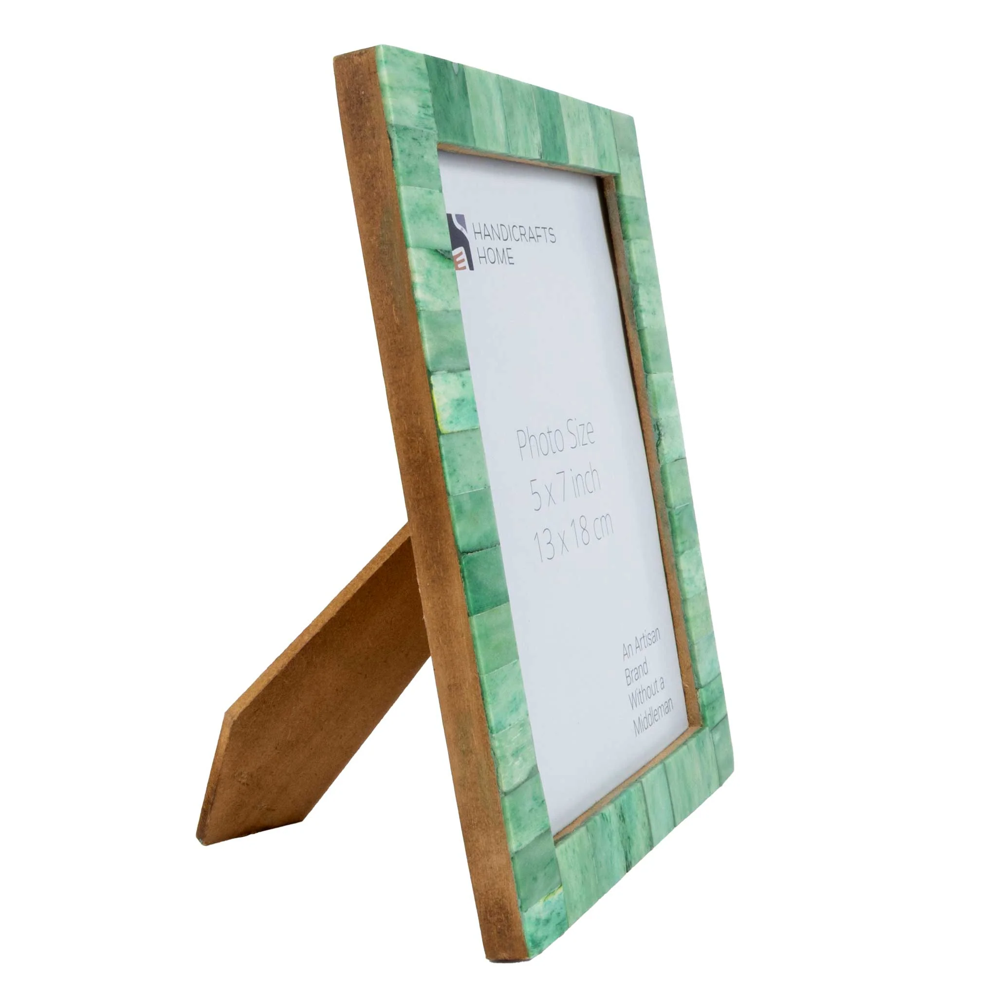 Bone Inlay Photo Frame 5x7 - Green - Image 2