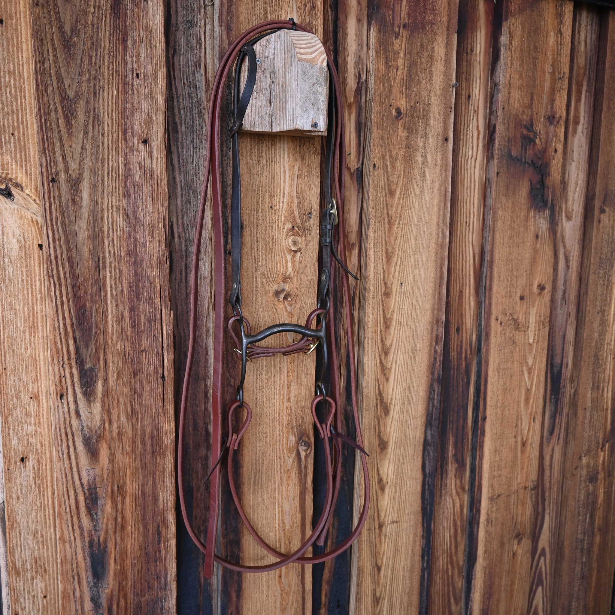 Boone Solid Port Bridle Rig w/Single Ear Headstall - Image 4