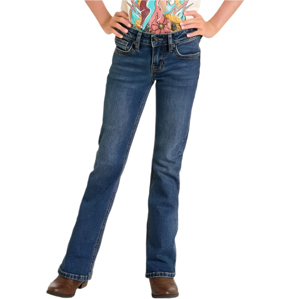 Rock & Roll Denim Girl's Boot Cut Jean