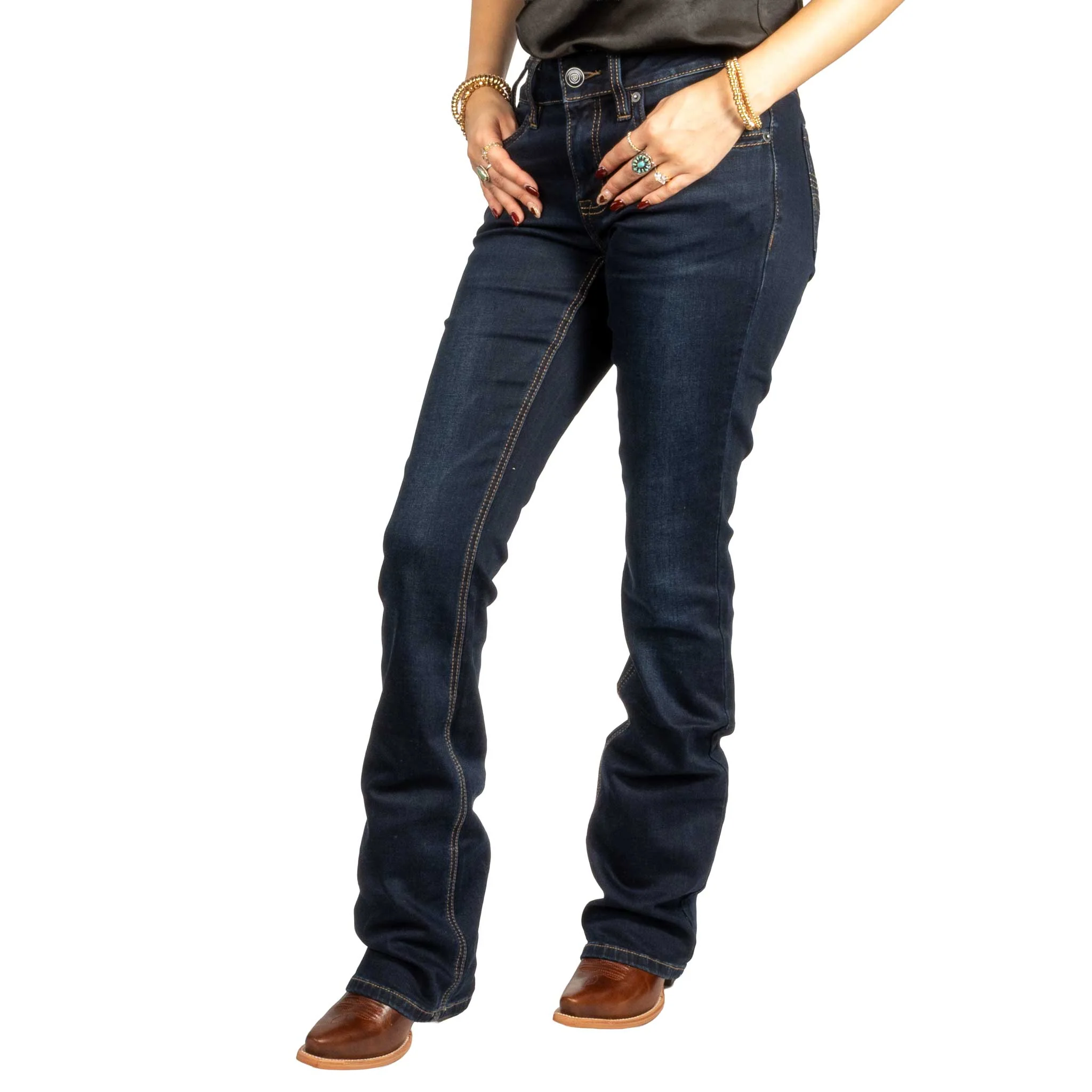 Rock & Roll Denim Women's Boot Stitch Riding Jean - FINAL SALE