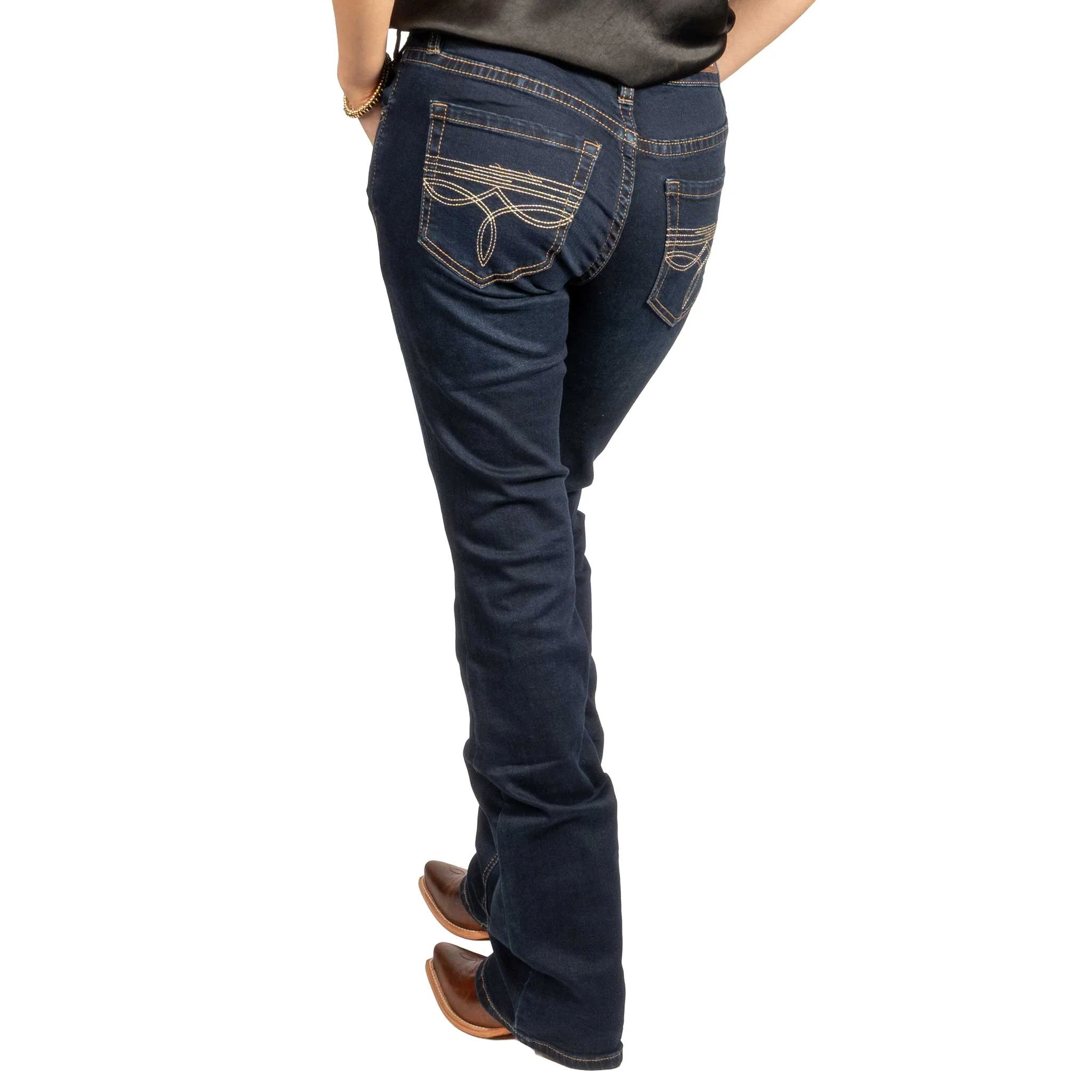 Rock & Roll Denim Women's Boot Stitch Riding Jean - FINAL SALE - Image 2
