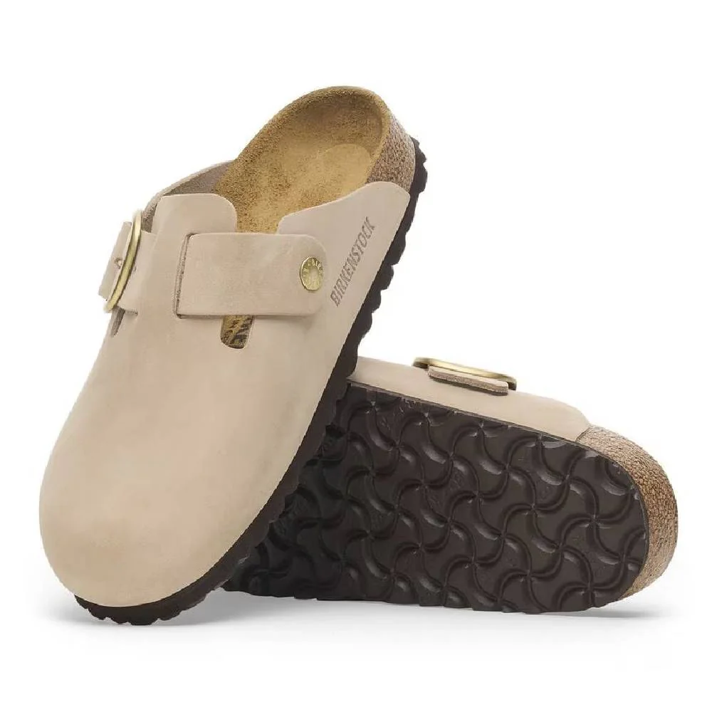 Birkenstock Boston Big Buckle Nubuck - Sandcastle - Image 2
