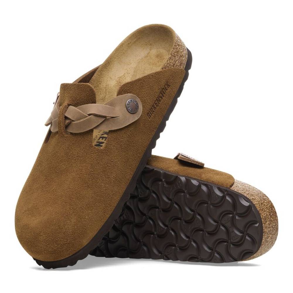 Birkenstock Boston Braid - Mink Suede - Image 2