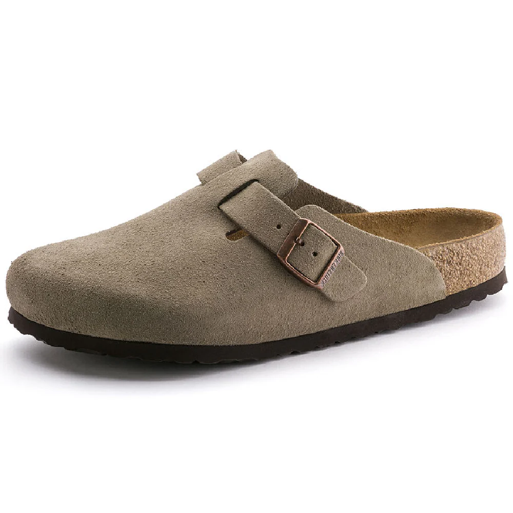 Birkenstock Boston SFB - Taupe Suede