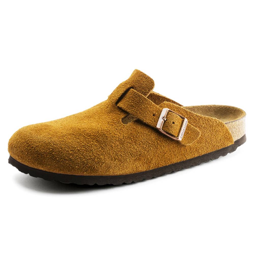 Birkenstock Boston - Suede Leather Mink