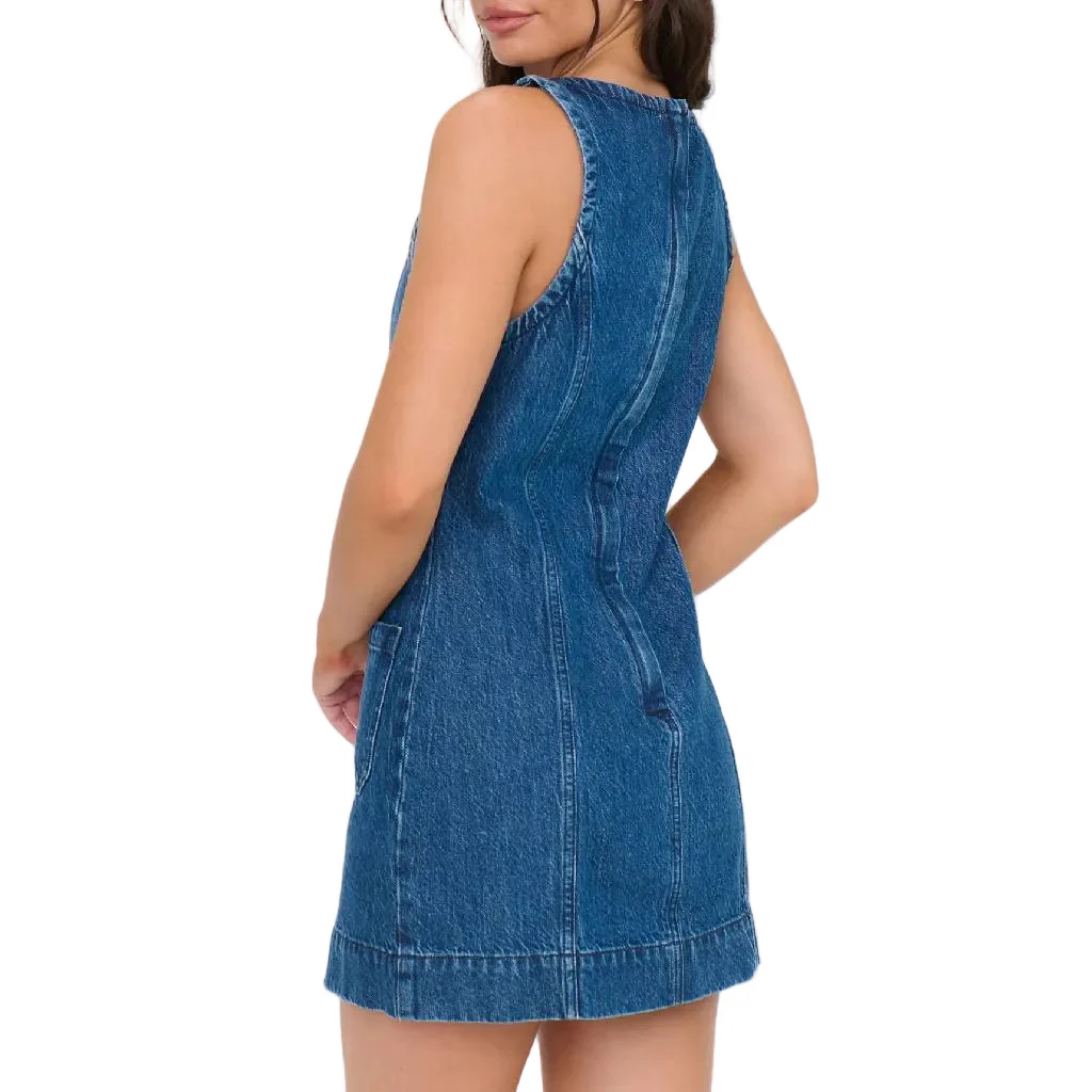 Show Me Your Mumu Boulevard Reservoir Blue Mini Dress - Image 2