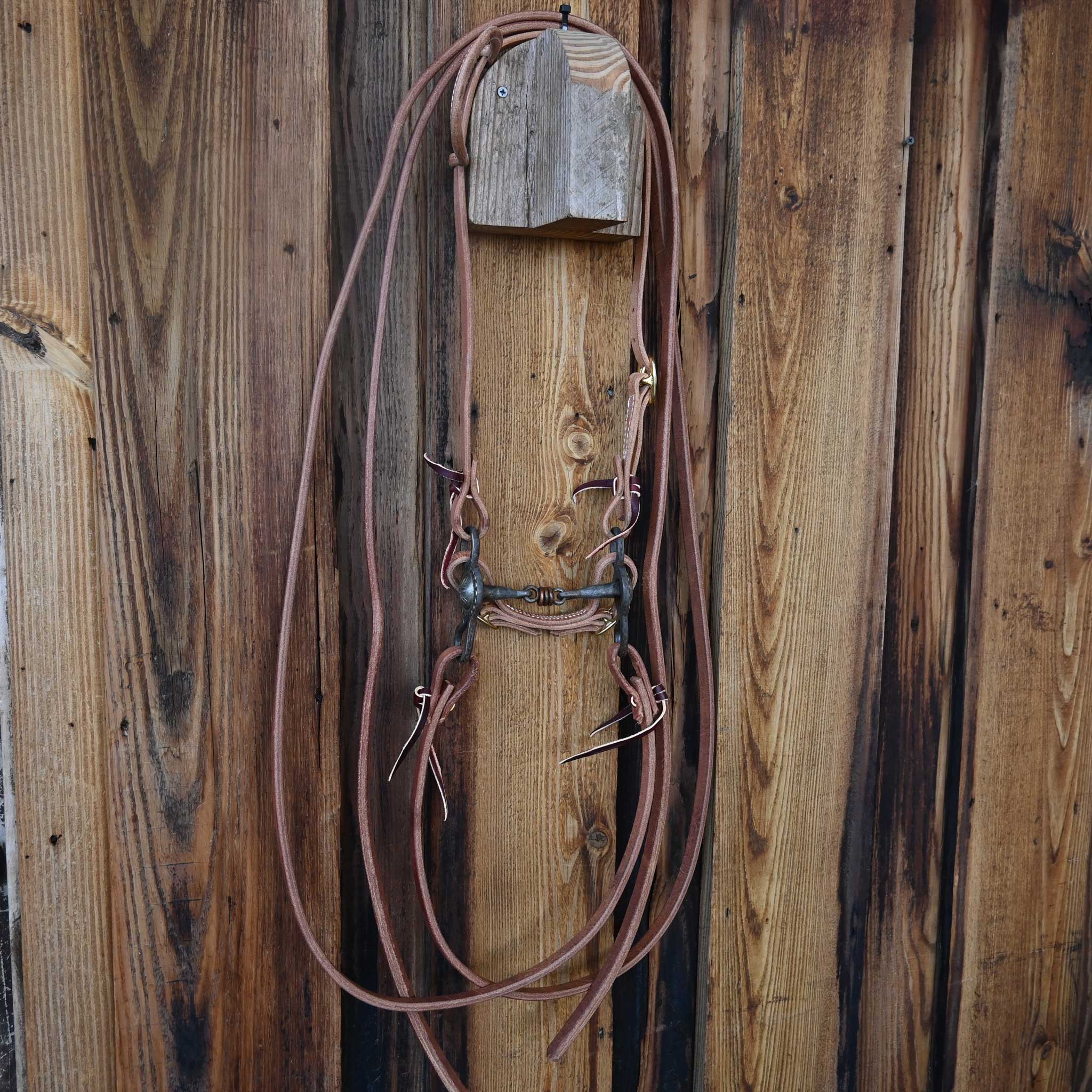 Brad Booze Dogbone Bridle Rig w/Single Ear Headstall - Image 4