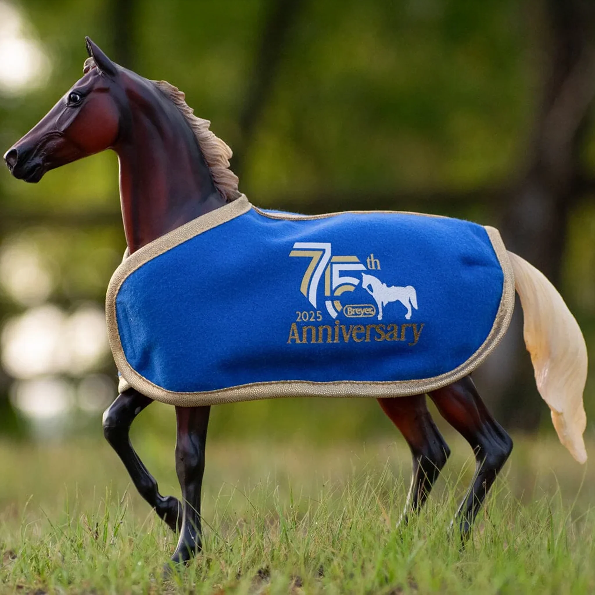Breyer 75th Anniversary Horse Blanket | Blue - Image 2