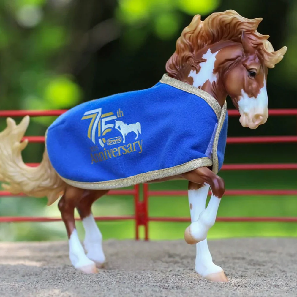 Breyer 75th Anniversary Horse Blanket | Blue - Image 3