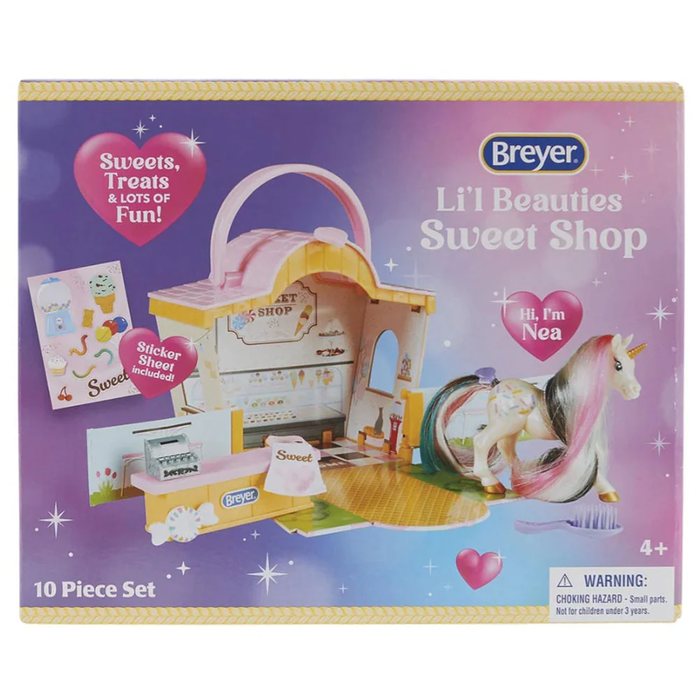 Breyer Lil Beauties Sweet Shop Unicorn Playset - Image 2