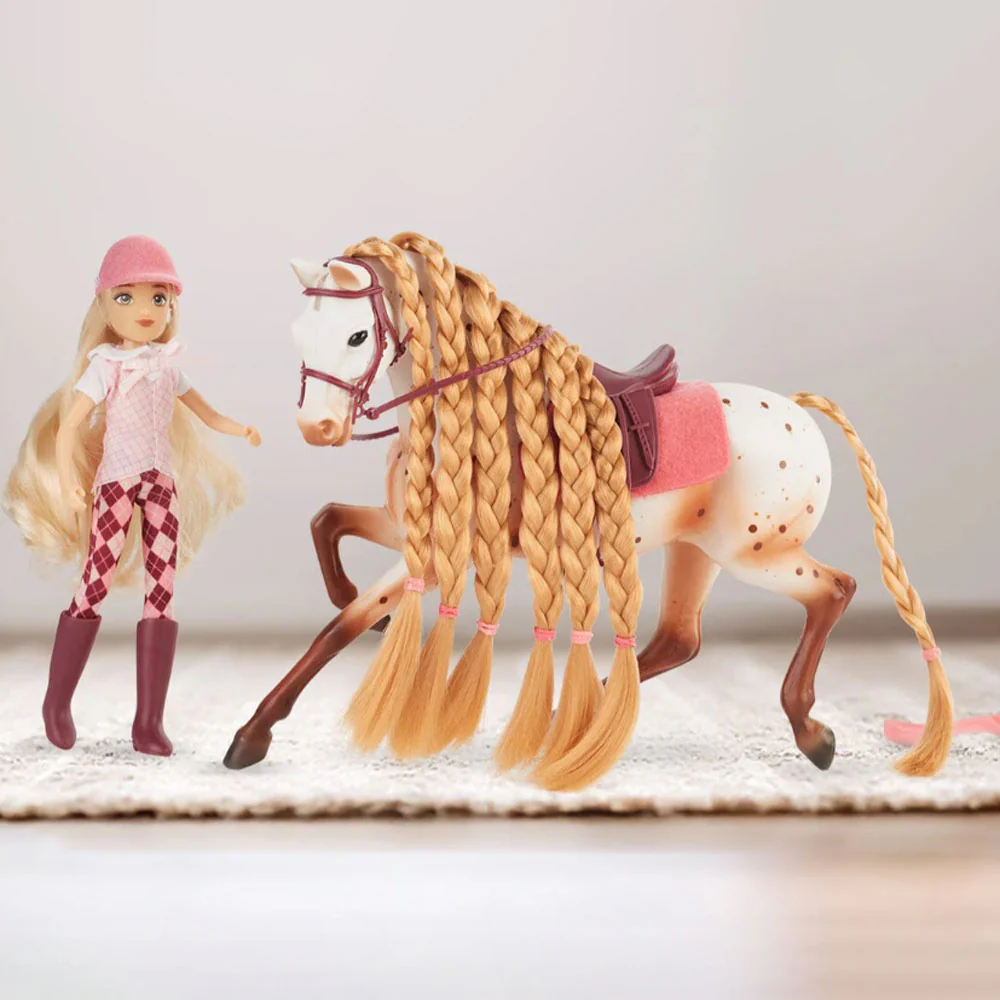 Breyer Tess & Birdie | English Rider with Horse - Image 2