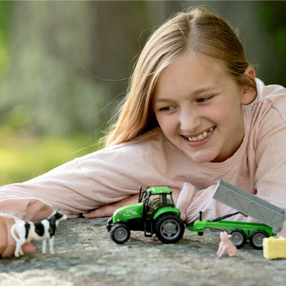 Breyer Farms™ Tractor and Tag-A-Long Wagon - Image 3