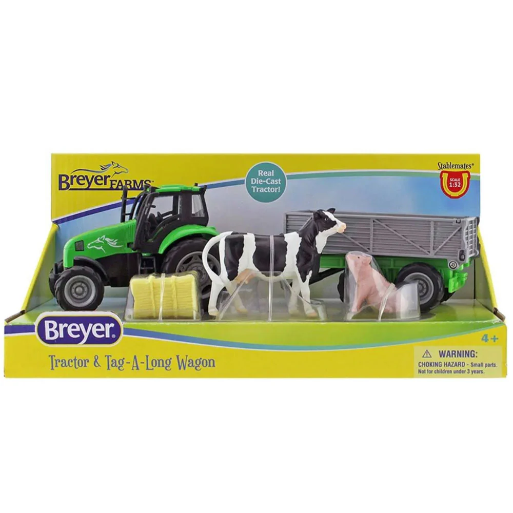 Breyer Farms™ Tractor and Tag-A-Long Wagon - Image 4