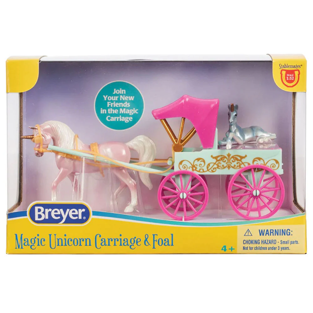 Breyer Unicorn Magic Carriage & Foal Playset - Image 4