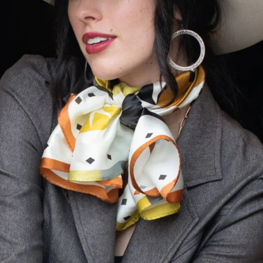 Fringe Scarves "Bronco Buster" Long Wild Rag - Image 2