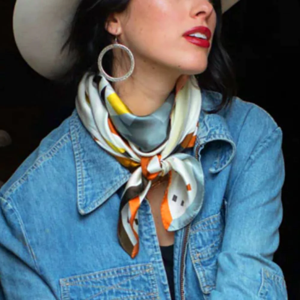 Fringe Scarves "Bronco Buster" Long Wild Rag - Image 4