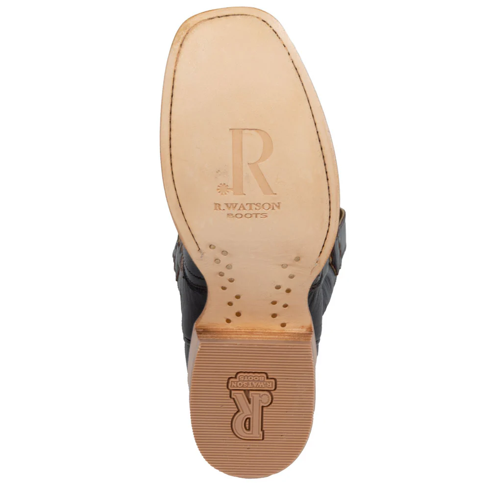 R. Watson Women's Bronze Goat Western Cutter Toe Boot - Image 4