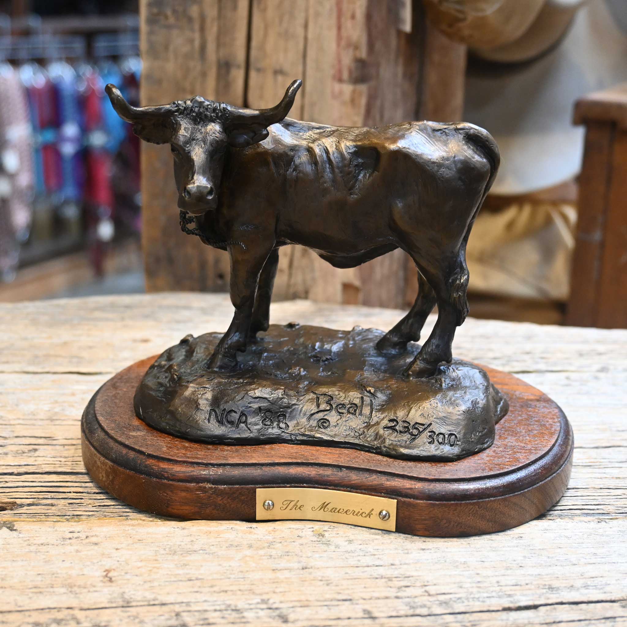 Bronze Sculpture by Gilbert Beall "The Maverick"
