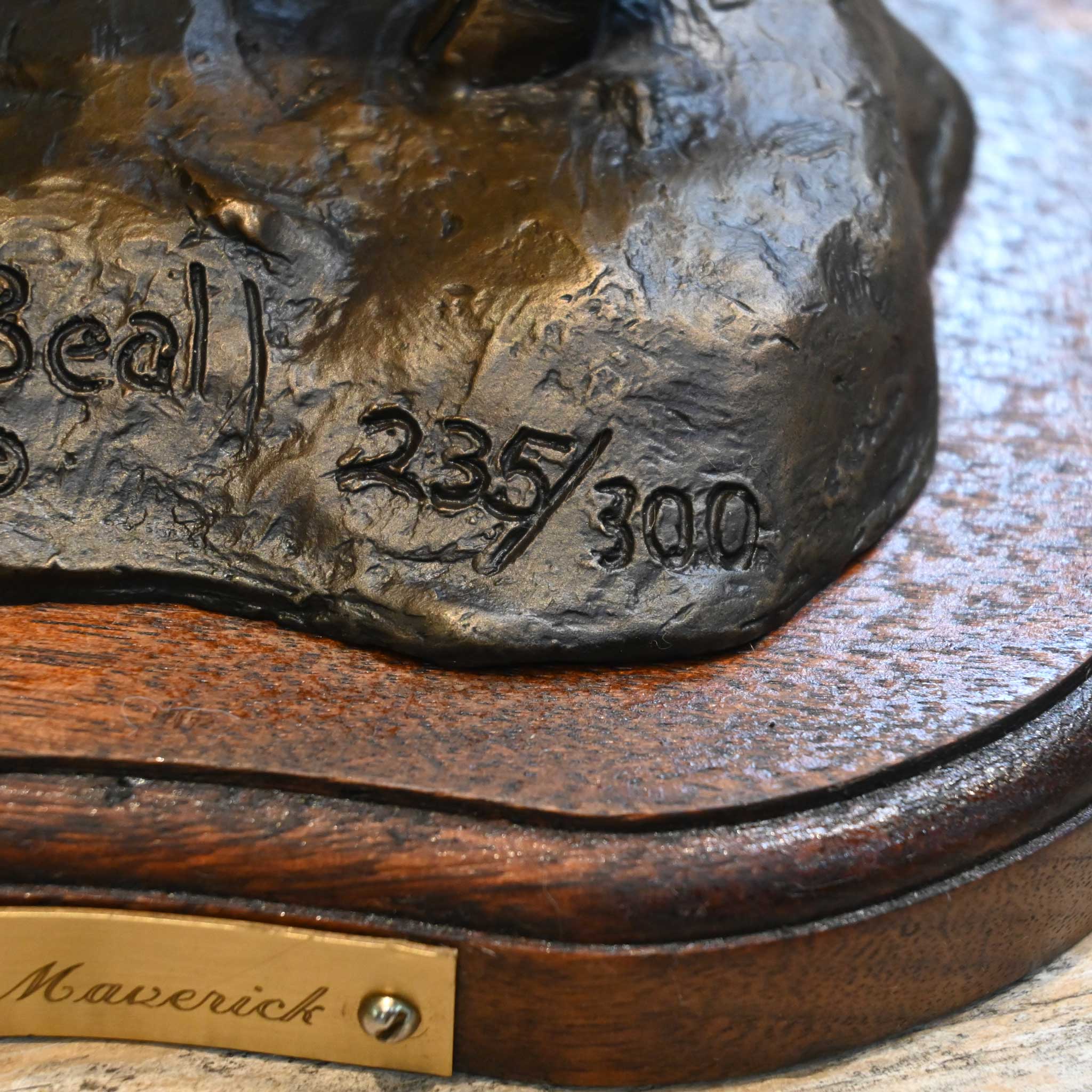Bronze Sculpture by Gilbert Beall "The Maverick" - Image 3